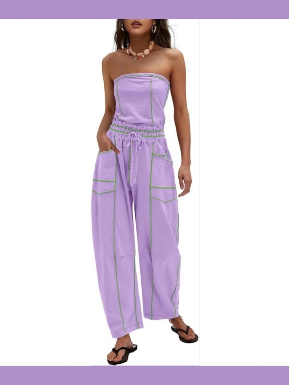 Amazon Womens Casual Strapless Jumpsuits off the Shoulder Summer Rompers Sleevel